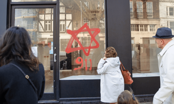 Cardinal condemns anti-Semitic graffiti