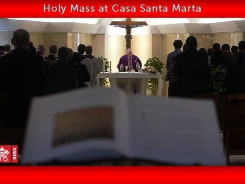Pope’s morning Mass, May 8, at Casa Santa Marta