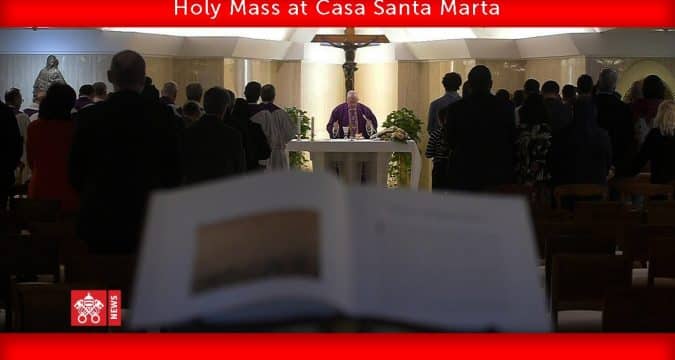 Pope’s morning Mass, April 30, at Casa Santa Marta