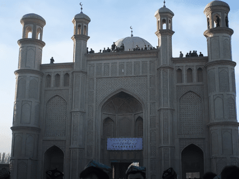 Authorities build toilet on site of Uyghur mosque