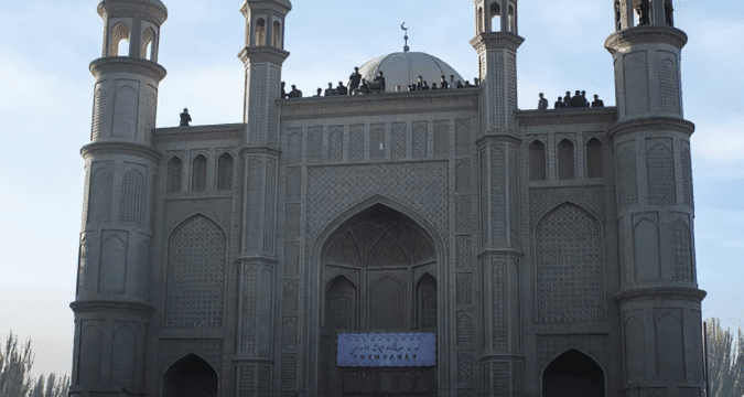 Authorities build toilet on site of Uyghur mosque