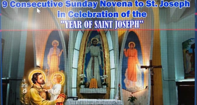 St. Joseph’s Church, Central, Hong Kong, second Sunday of novena to St. Joseph
