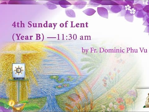 Mass, Fourth Sunday of Lent, from St. Teresa’s Church, Kowloon, Hong Kong, March 14, 11.30am (GMT +8)