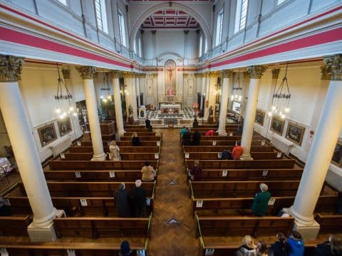 Covid-19 restrictions removed in English and Welsh churches