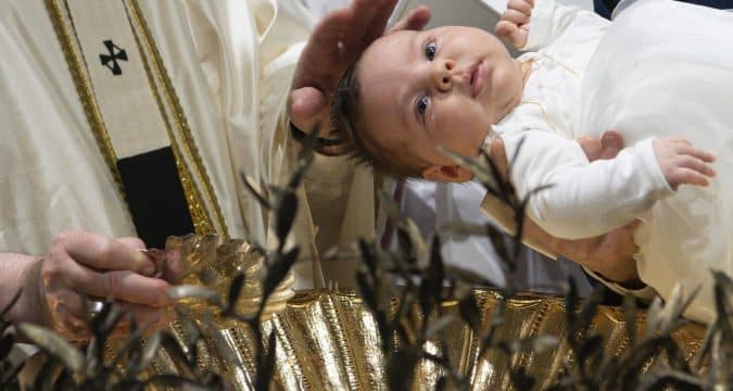 Preserve Christian identity received at baptism, pope says Preserve Christian identity received at baptism, pope says