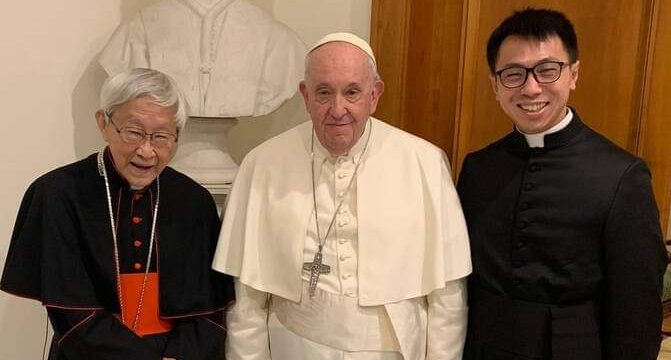 Cardinal Zen attends funeral of Pope Emeritus Benedict and meets with Pope Francis