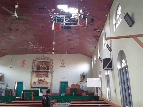 Another church hit by army shelling in Myanmar