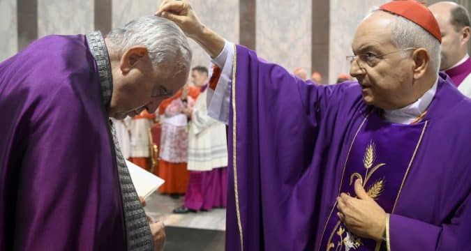 Choose truth, love over trifles and distractions, pope says on Ash Wednesday