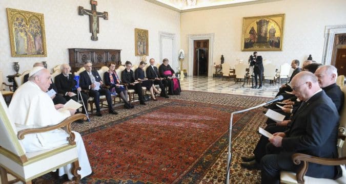 Pope says science needs greater support and protection from manipulation Pope says science needs greater support and protection from manipulation