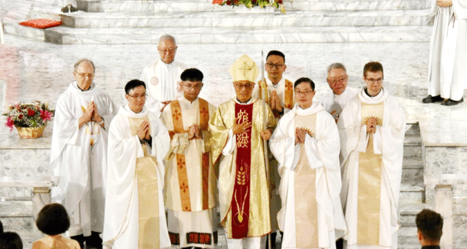 Society of Jesus welcomes three new priests and a deacon