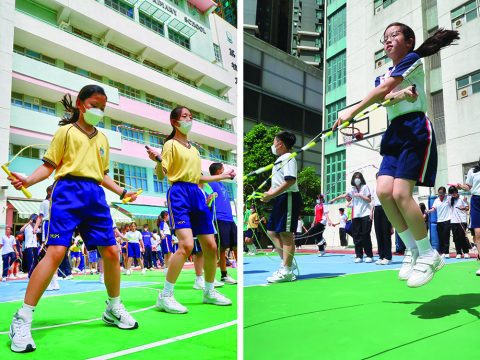 Jumping rope for charity, good health and fun!
