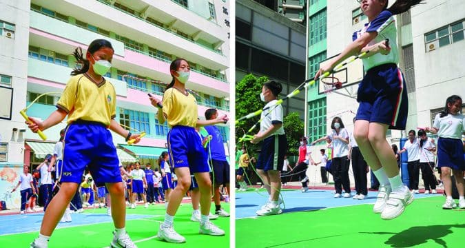 Jumping rope for charity, good health and fun!