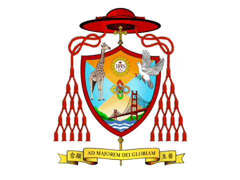 Coat of arms of His Eminence Cardinal Stephen Chow Sau Yan, SJ, Bishop of Hong Kong