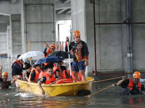 Thousands affected by heavy rain and flooding in the Philippines Thousands affected by heavy rain and flooding in the Philippines