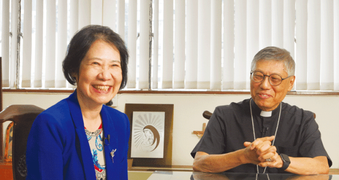 Video of interview with Cardinal Stephen and Vanessa Cheng on Synod experience (three-part)