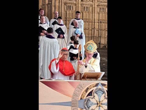 Cardinal Stephen preaches at Canterbury during Anglican-Catholic summit