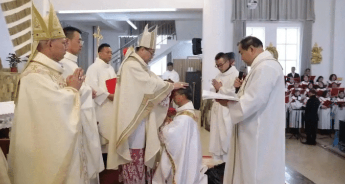 Third bishop ordained in China Third bishop ordained in China