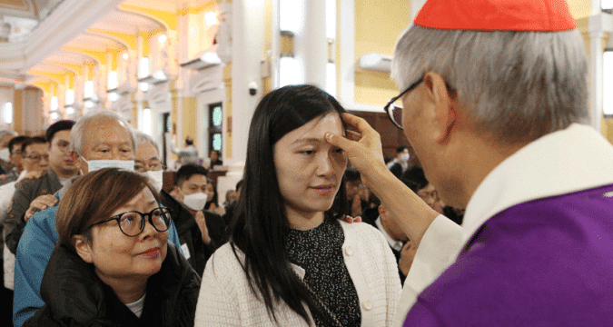 Sacraments of Initiation for 1,400 catechumens in Hong  Kong