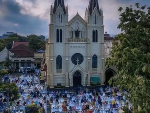 Catholic Church in Indonesia hosts Eid al-Fitr prayer