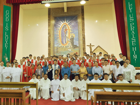Four Dominican friars ordained to diaconate