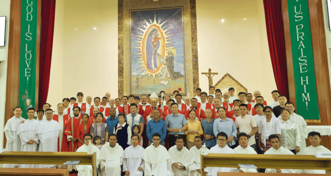 Four Dominican friars ordained to diaconate
