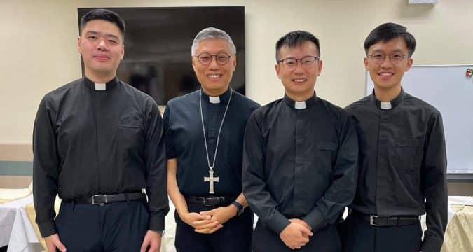 Three new deacons ordained