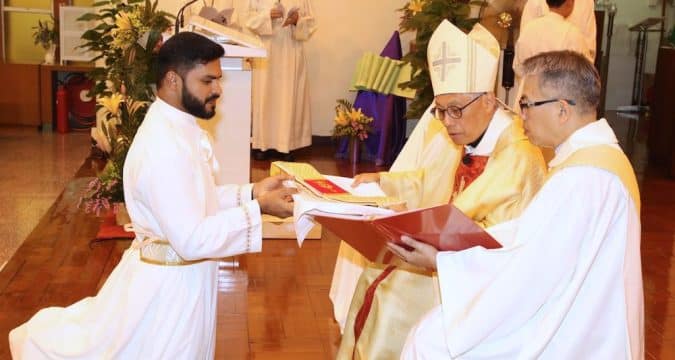 Oblate Missionaries celebrate the ordination of deacon 