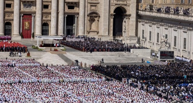 Poor and powerful pray for eternal repose of  ‘a pope among the people’