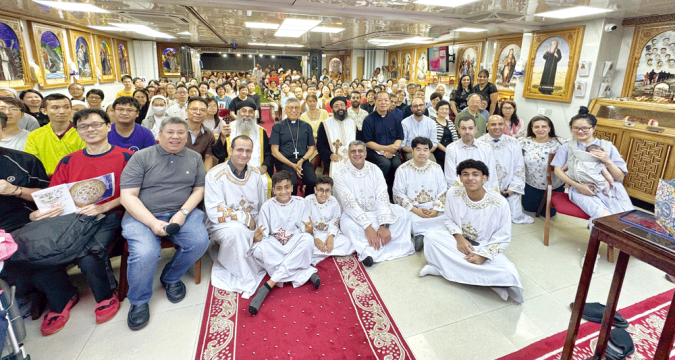 Catholic, Coptic and Protestant Churches celebrate Pentecost together 
