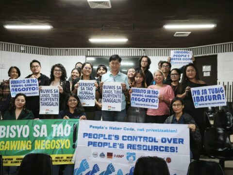 Philippine groups decry privatised water services Philippine groups decry privatised water services