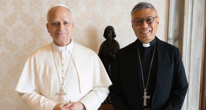 Cardinal Stephen meets with Pope Leo XIV for the first time since conclave