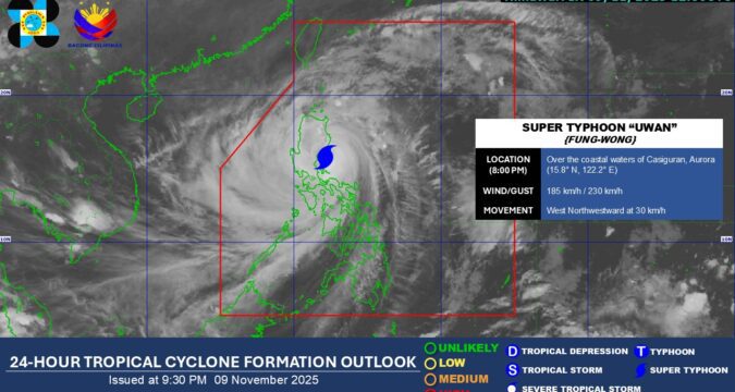 Super Typhoon Fung-wong displaces 1.4 million people in the Philippines