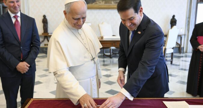 Pope Leo XIV and US secretary of state, discuss Iran war at Vatican 