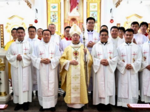 Confirmation for 58 at Shanghai parish on feast of Sacred Heart Confirmation for 58 at Shanghai parish on feast of Sacred Heart
