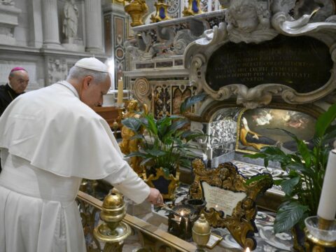 Pope Leo XIV pays surprise visit to abbey at Monte Cassino