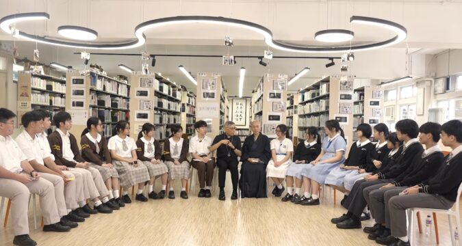 Cardinal and Buddhist master offer anxious students wisdom for the present