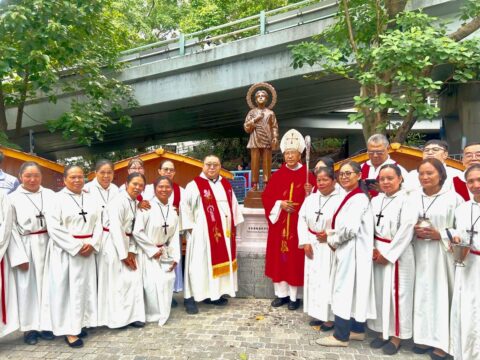 Statue of St. Lorenzo Ruiz blessed at St. Joseph’s