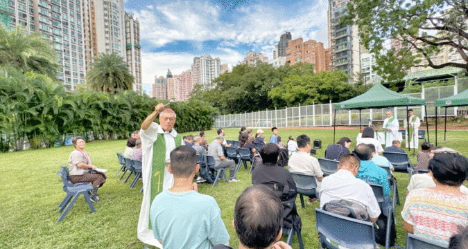 Swords into ploughshares: outdoor Mass calls for ecological conversion